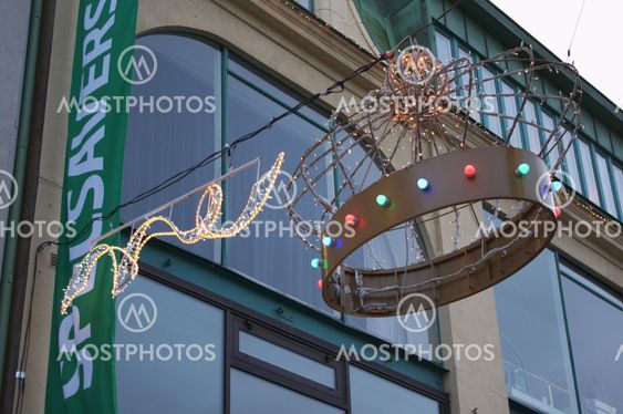 Juldekoration på Kungsgatan.
