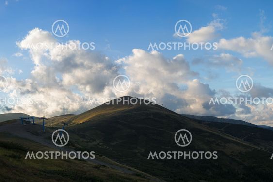 Autumn in mountain meadows