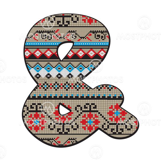 ampersand decorated