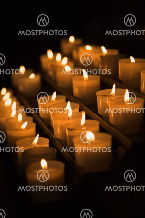 Church candles.