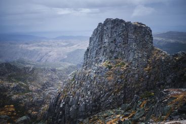 Rugged rocks in the Serra da Estrela mountain range