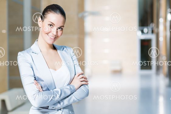 portrait of a beautiful business woman