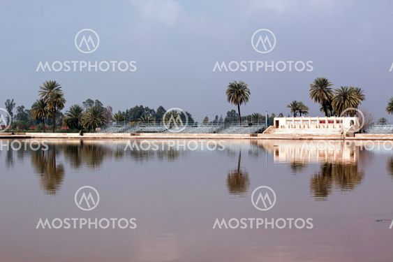 Swimming pool of Menara, Marrakech