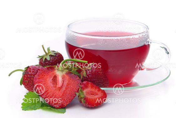 Tee Erdbeere - strawberry tea 02