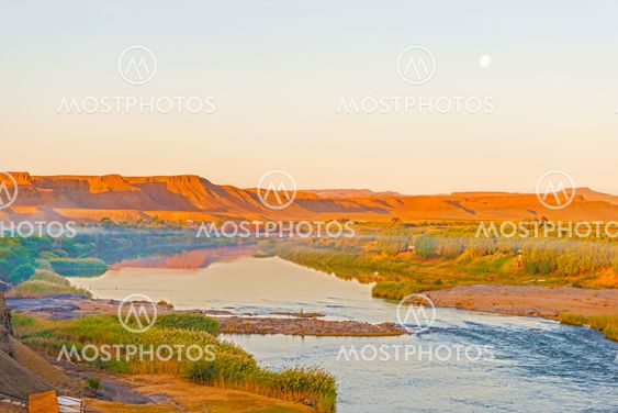 Orange River Namibia and South Africa border