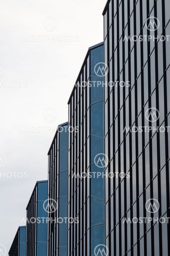 Modern business building exterior