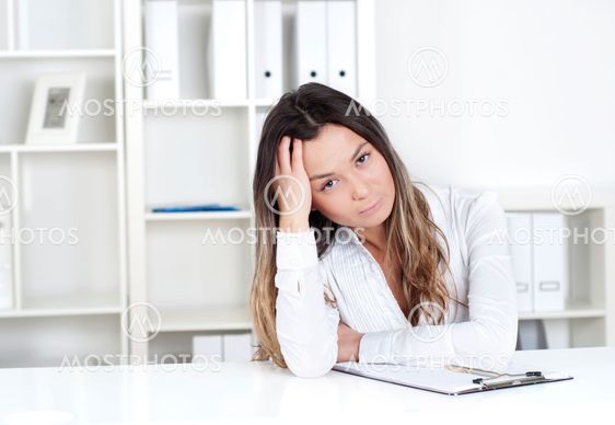 portrait of beautiful business woman
