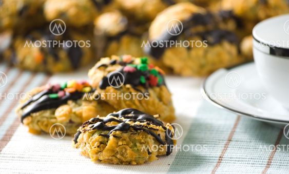 Cornflakes cereal cookies