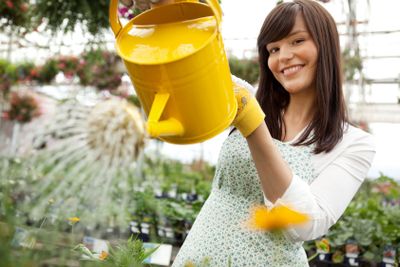 Attractive Female Watering Plants