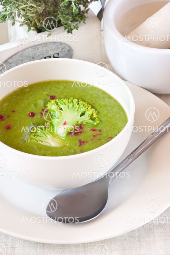 Broccoli soup.