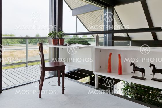 Modern interior of home office