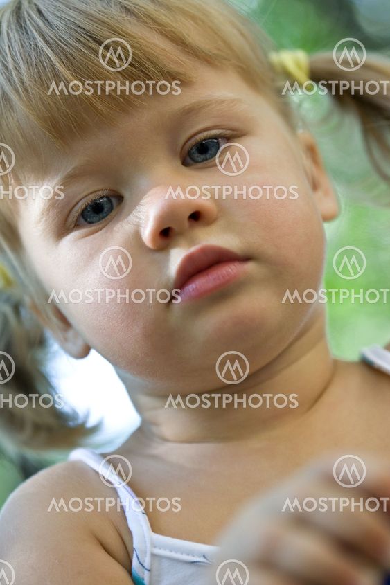 portrait of little girl