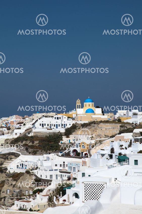 Oia on Santorini island in the Cyclades