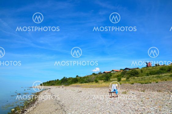Summer coastline