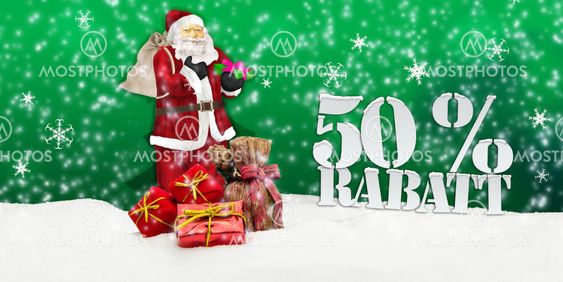 santa claus - merry christmas 50 percent discount