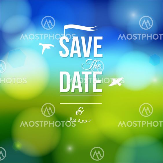 Save the date for personal holiday.