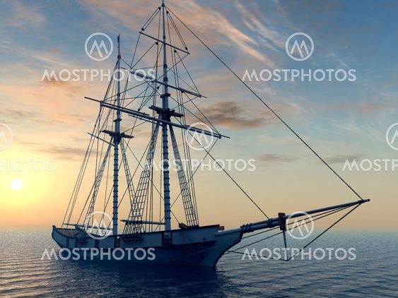 Sailboat, ship