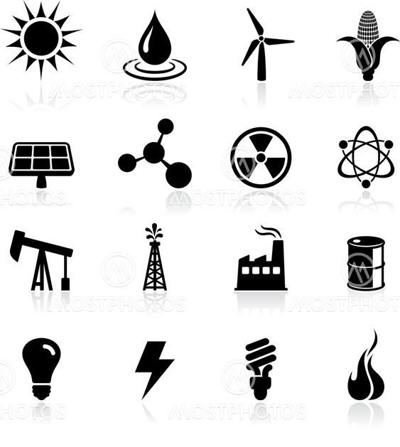 Environmental icons set