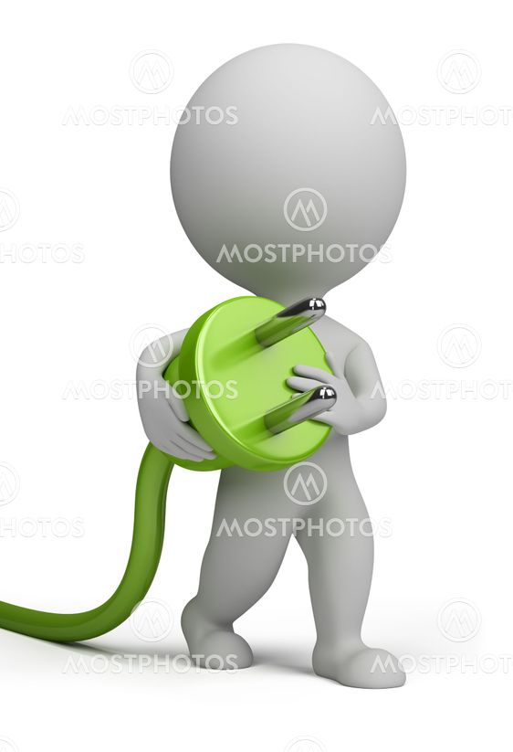 3d small people - plug