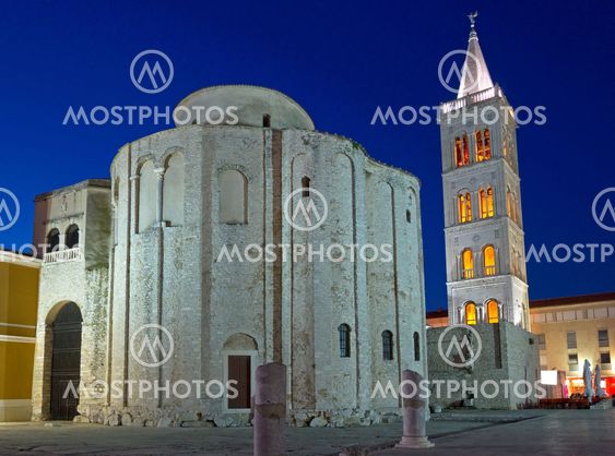 Church at night.