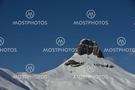 mountain winter nature