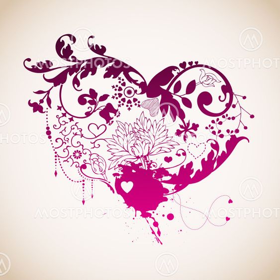Floral heart