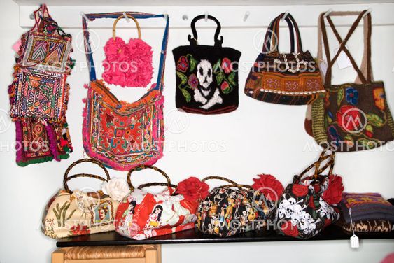 Unique handbags.