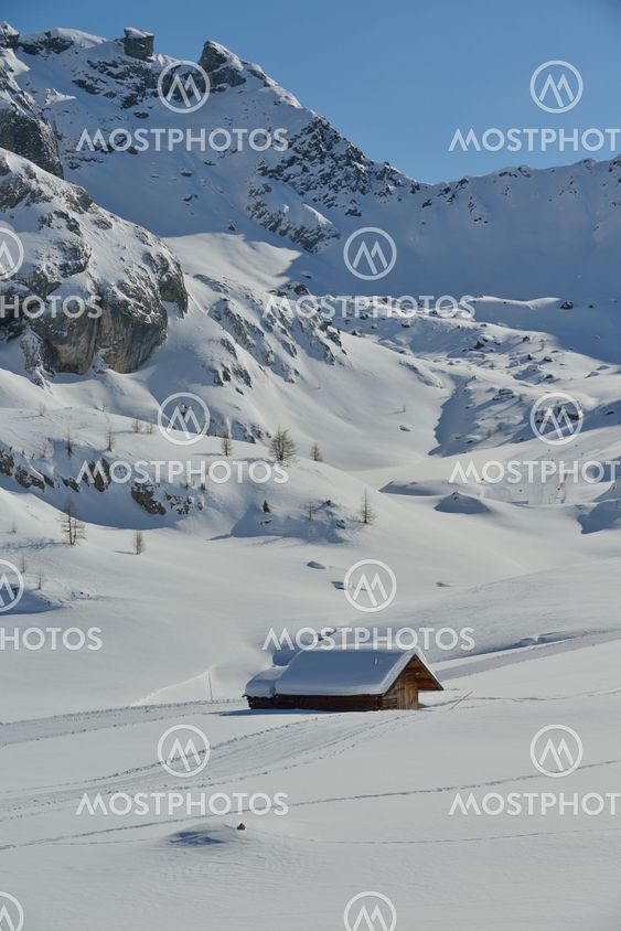 mountain winter nature