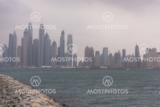 Panorama Dubai city UAE