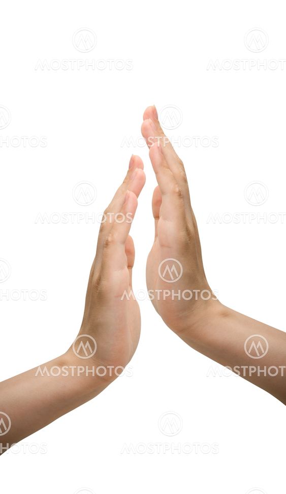 Human Hands Clapping Applauding Hands Vector Illustration In