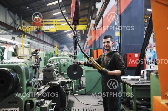 industry workers people in factory
