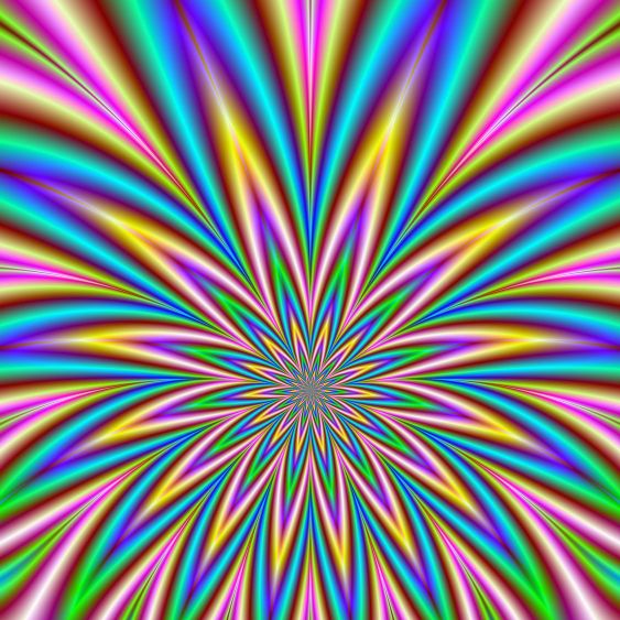 Colorful Star Burst Firework