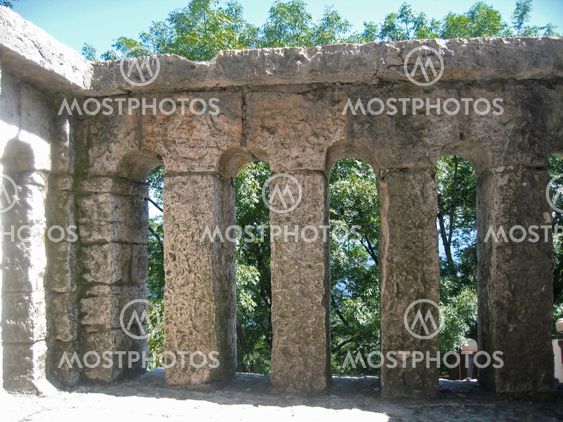 Fortress on Mount Ahun, Hosta territore, Krasnodar...