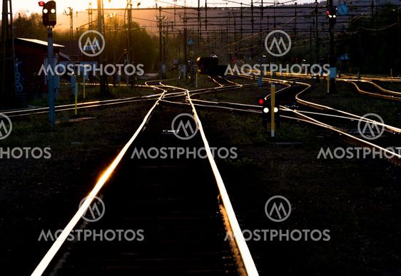 Railroad tracks