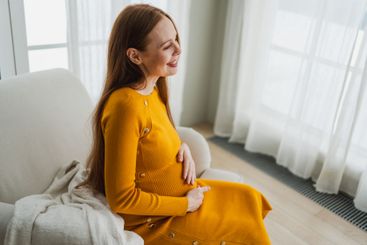 Pregnancy motherhood people expectation future. Pregnant...