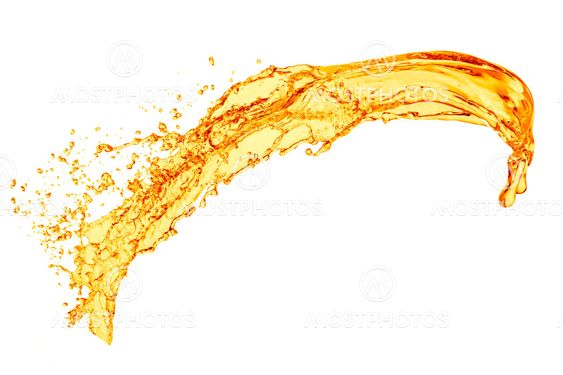orange juice splash
