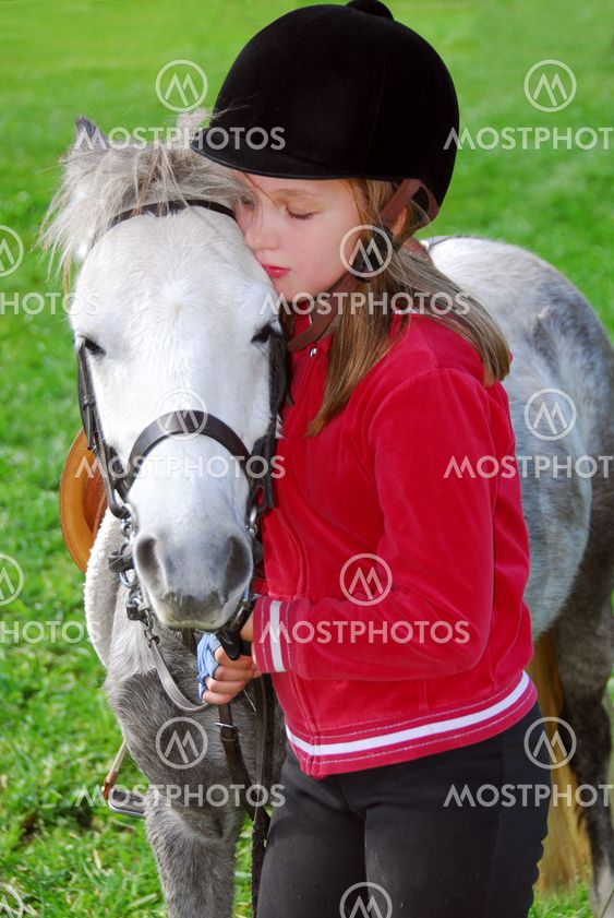 Girl and pony
