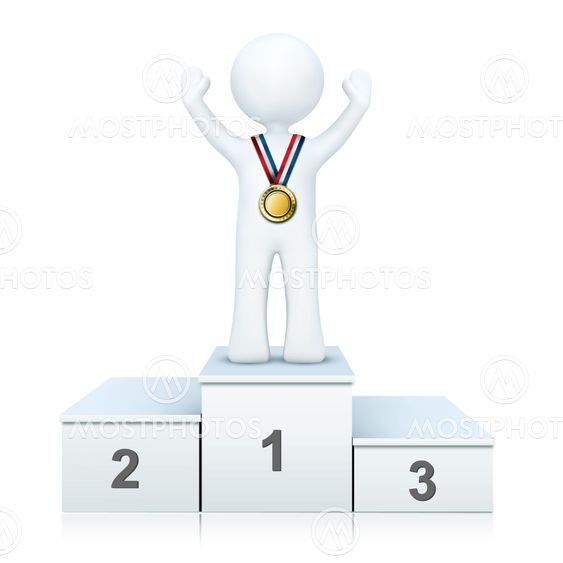 3d person on winning podium