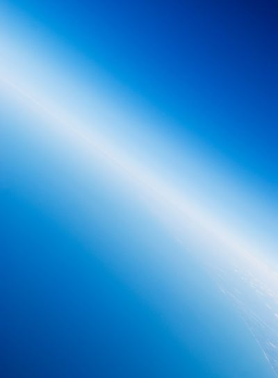 Abstract Horizon in Blue