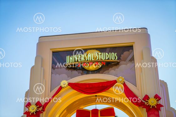 OSAKA, JAPAN - December 1, 2015: Universal Studios Japan...