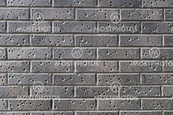 Modern bricks with decorative holes