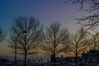 Vacker afton i december