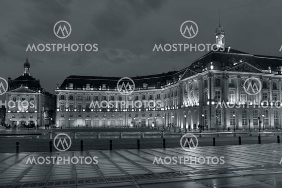 Square of the Bourse, Bordeaux, Aquitaine, France
