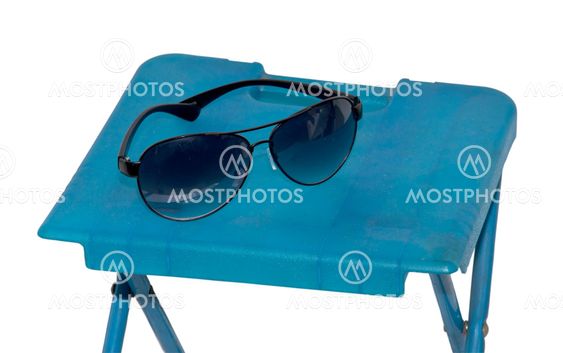 Sunglasses on the table.