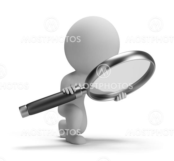 3d small people - searching