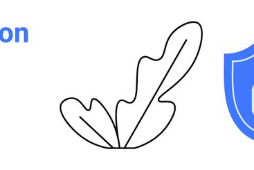 Feather, Shield with Lock, and Running Figure...