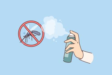 Dichlorvos for destruction mosquitoes and blood-sucking...