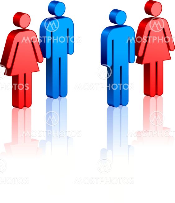 Stick Figure Couple