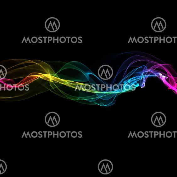 abstract ribbon waves