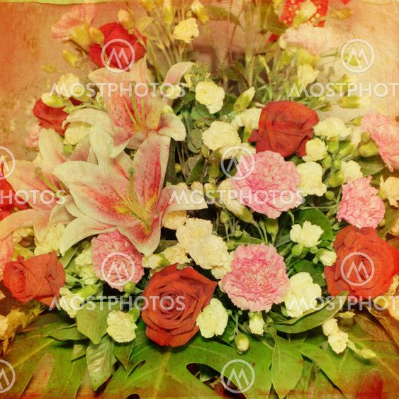 Vintage flower